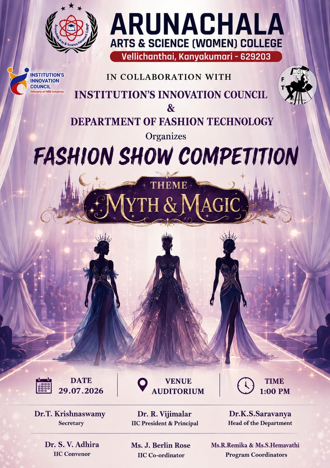 Fashion Show Competition – Myth & Magic 